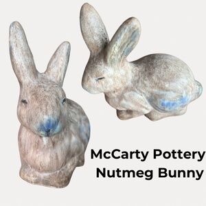 Large McCarty Pottery Bunny Nutmeg